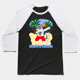 Summer Beach is calling Kids DAB Wolf Baseball T-Shirt